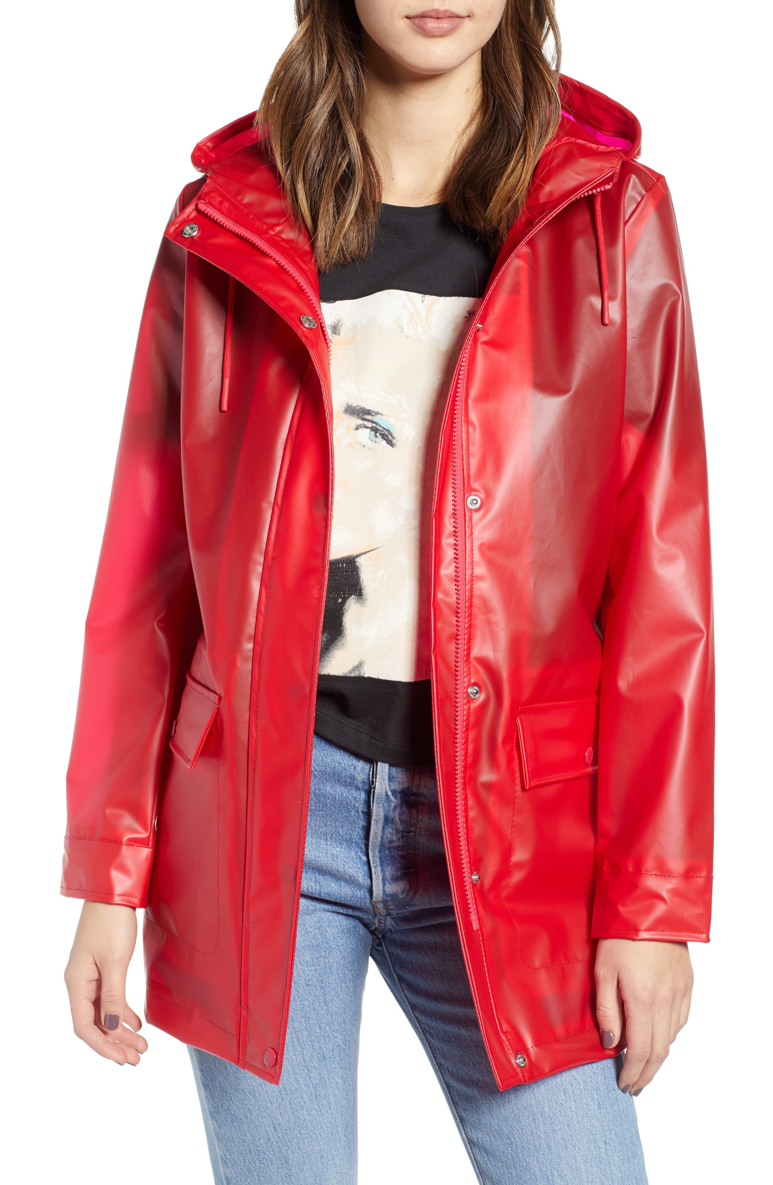 levi rain coat