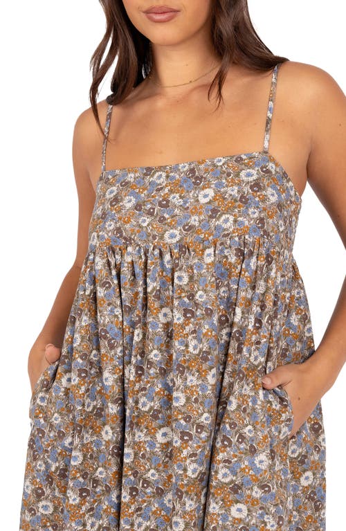 Petal And Pup Petal & Pup Andy Floral Maxi Dress In Brown