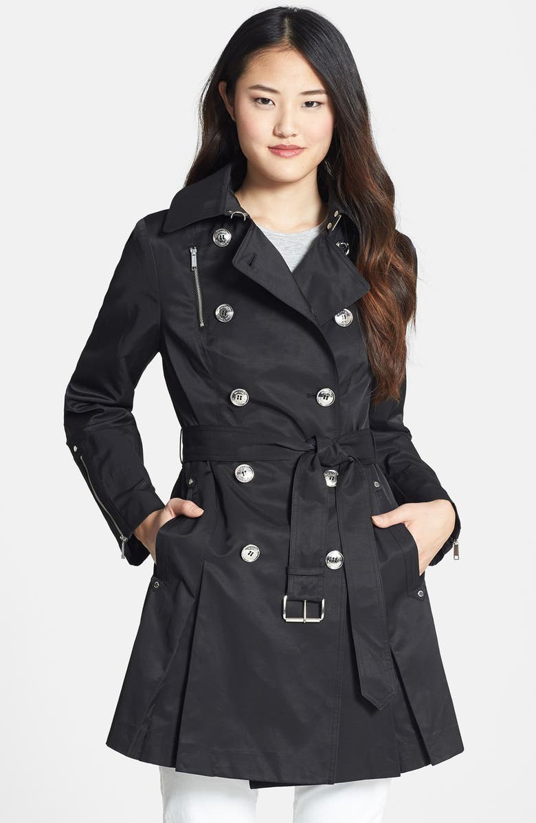 MICHAEL Michael Kors Double Breasted Trench Coat | Nordstrom