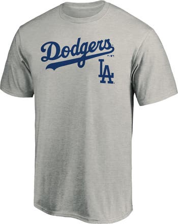 Men's Los Angeles Dodgers Fanatics Branded Black Team Lockup T-Shirt