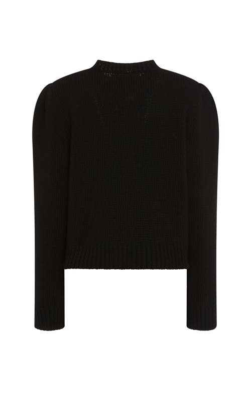 La Doublej Embroidered Lampone Sweater In Black