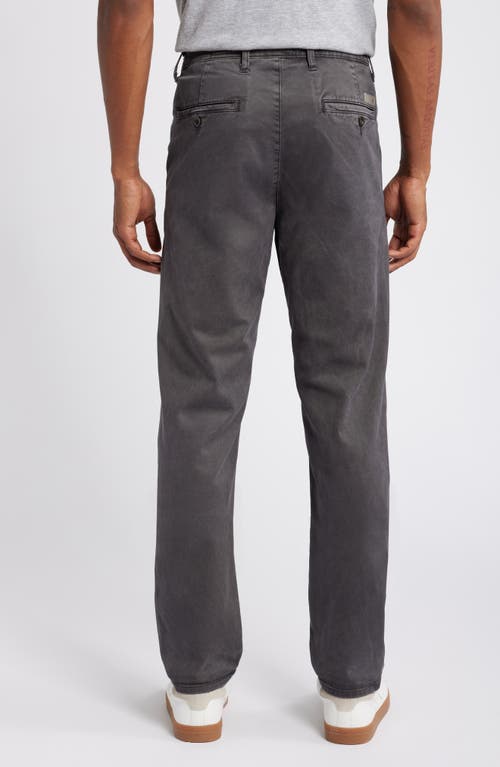 Shop Ag Kullen Flat Front Stretch Sateen Chinos In Sulfur Berlin Steel