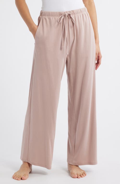 EILEEN FISHER SLEEP Organic Cotton Wide Ankle Sleep Pants in Opal 