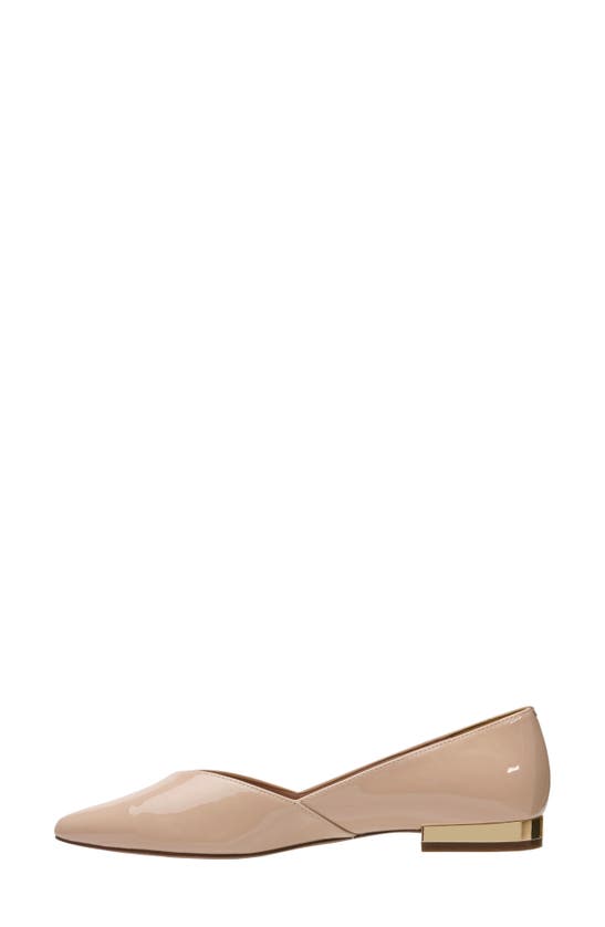 Shop Linea Paolo Nasya Pointed Toe Flat In Blush