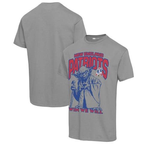 Men's Junk Food Royal New England Patriots Thermal Henley Long Sleeve T- Shirt