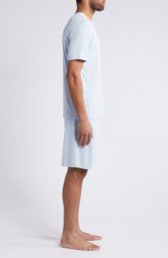 Shop Nordstrom Cooling Short Pajamas In Blue Skyway