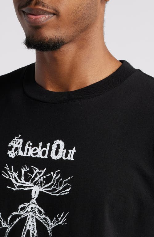 Shop Afield Out Exterior Design Graphic T-shirt In Black