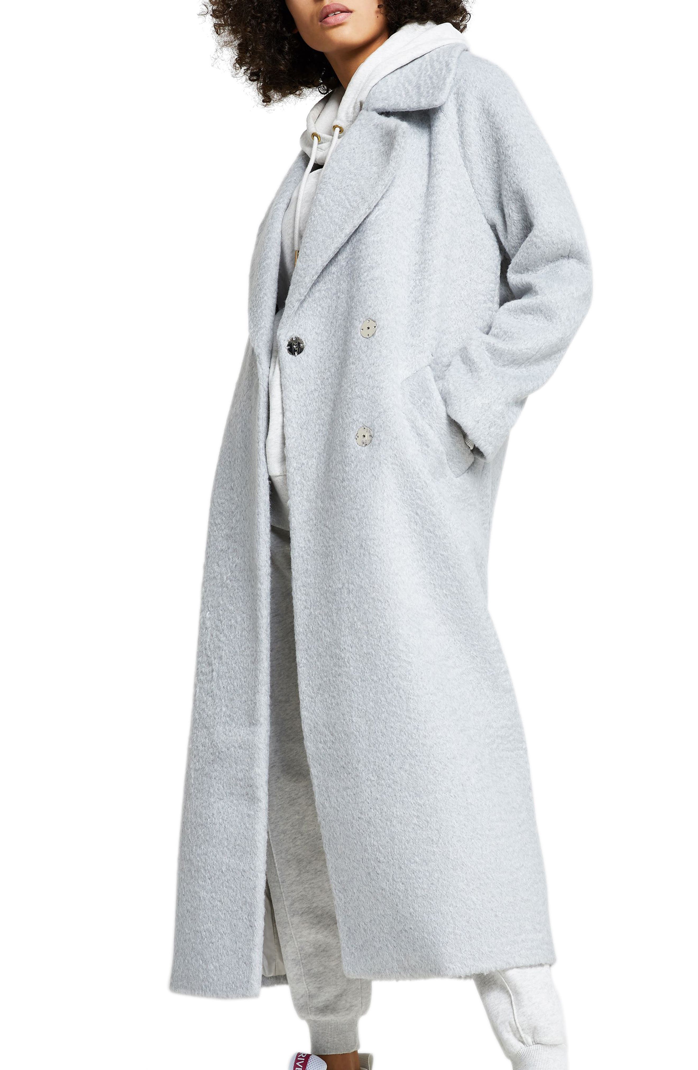 womens white long coat