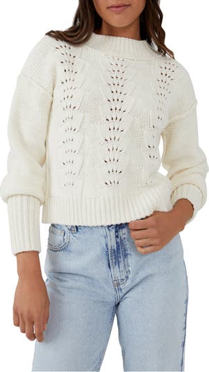 Free People Bell Song Cotton Blend Sweater | Nordstromrack