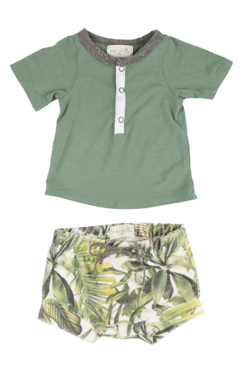 Miki Miette Christopher Henley Top & Shorts Set in Cocoa Beach 