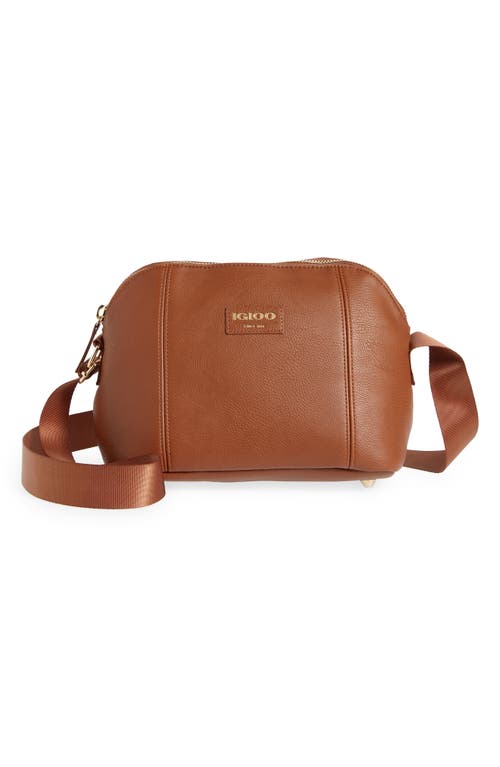 IGLOO Luxe Insulated Crossbody Bag in Cognac at Nordstrom