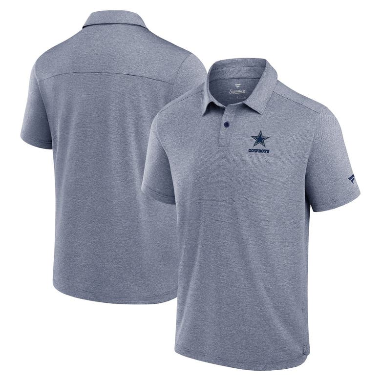 Shop Fanatics Signature Navy Dallas Cowboys Front Office Tech Polo Shirt