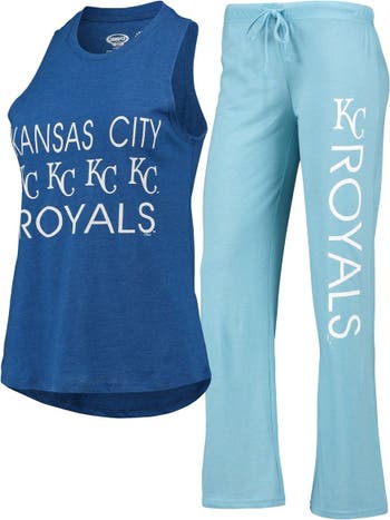 CONCEPTS SPORT Women's Concepts Sport Light Blue/Royal Kansas City