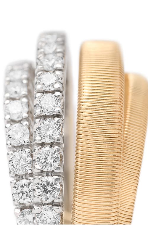 Marco Bicego Women's Masai Two-tone 18k Gold & 0.84 Tcw Diamond Cocktail Ring In Yellow Gold/diamond