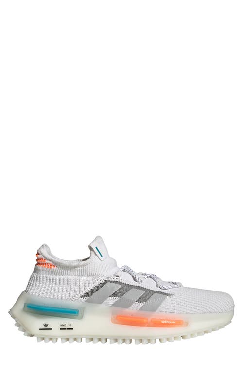 adidas NMD_S1 Sneaker in White/Solid Grey/Off White at Nordstrom, Size 9
