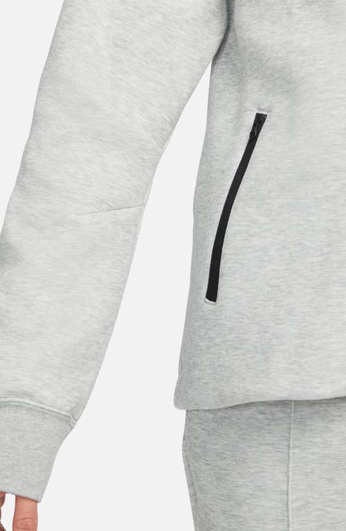 Shop Nike Sportswear Tech Fleece Windrunner Zip Hoodie In Grey Heather/black