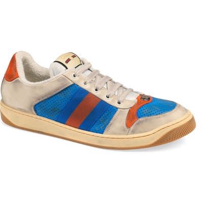 Gucci Screener Low Top Sneaker, Blue