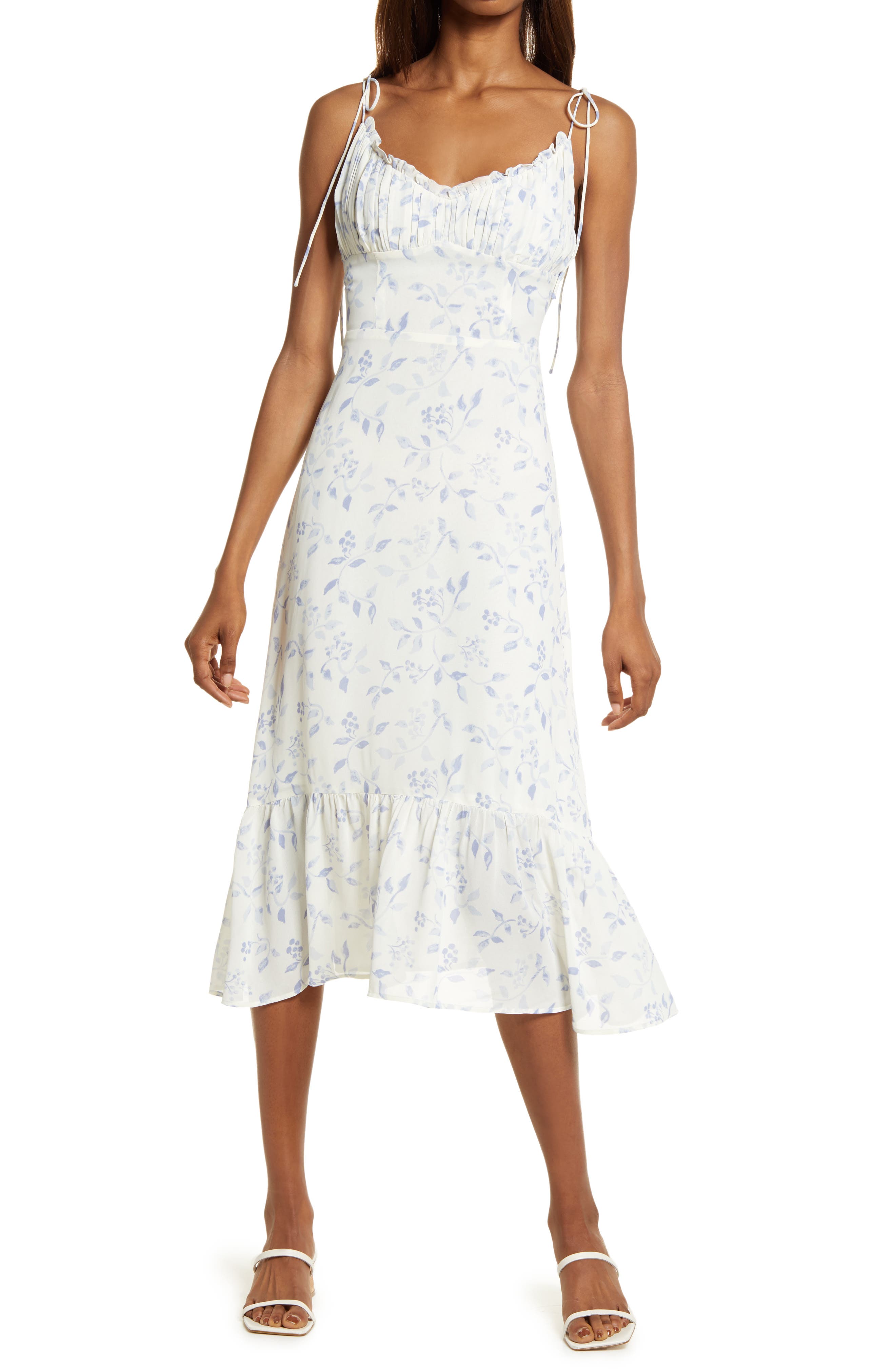 reformation embry dress orange grove