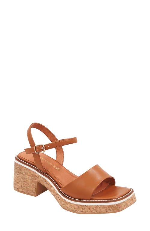 André Assous Louise Featherweights Sandal in Cognac