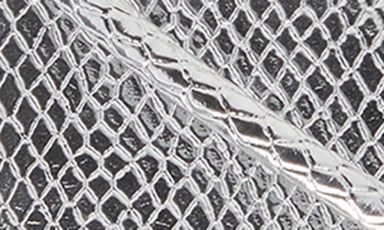 Dolce Vita Leanna Slide Sandal In Silver Embossed Stella