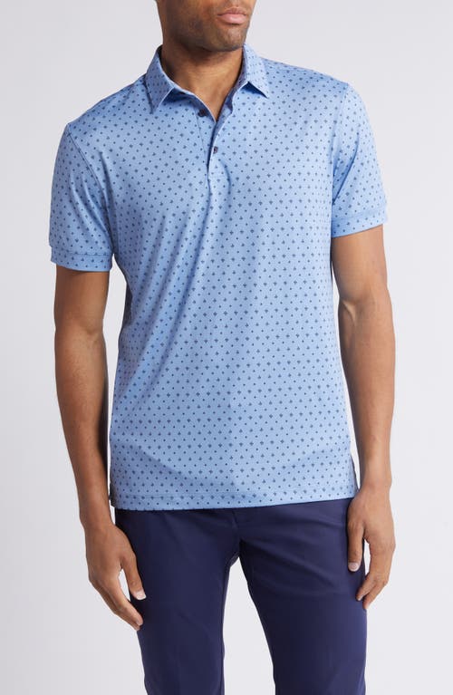 Versa Print Performance Polo in Carolina Flower