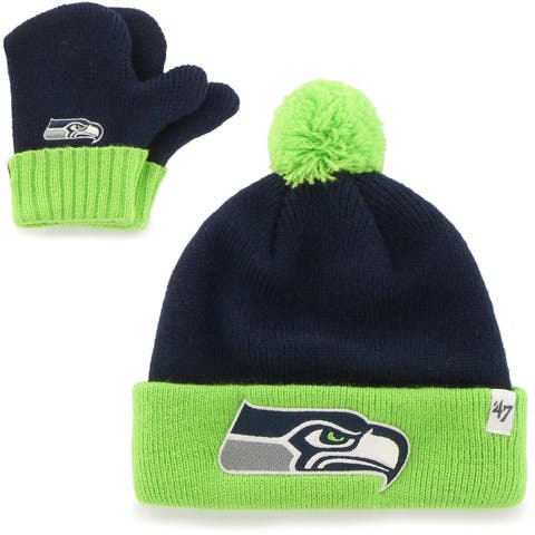 Seattle Seahawks NFL Womens Glitter Knit Cold Weather Set