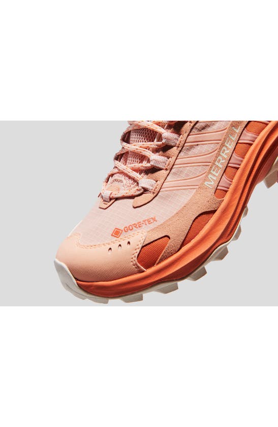 Shop Merrell Moab Speed 2 Mid Gore-tex® Hiking Shoe In Peach