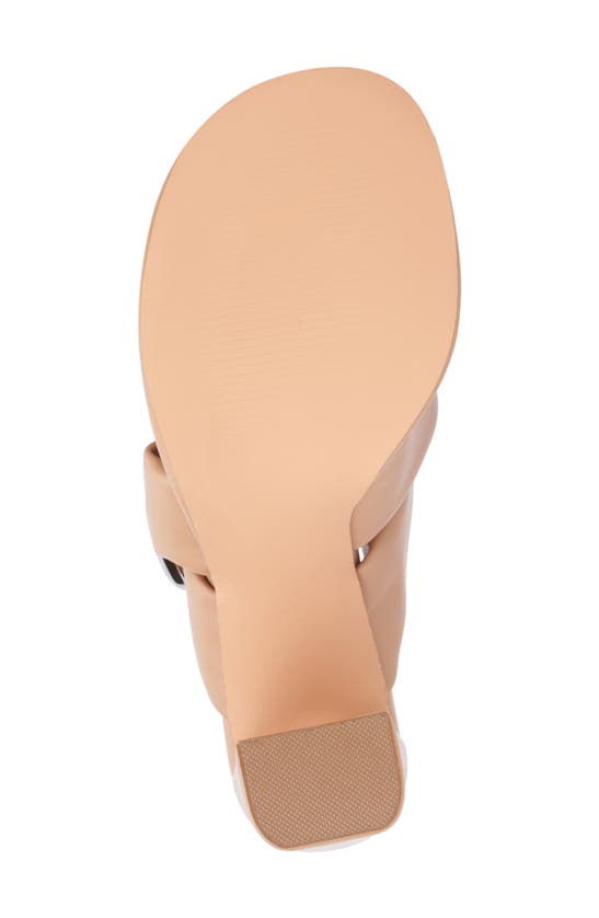 Shop Olivia Miller Lovey Dovey Sandal In Beige