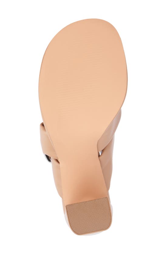 Olivia Miller Lovey Dovey Sandal In Beige
