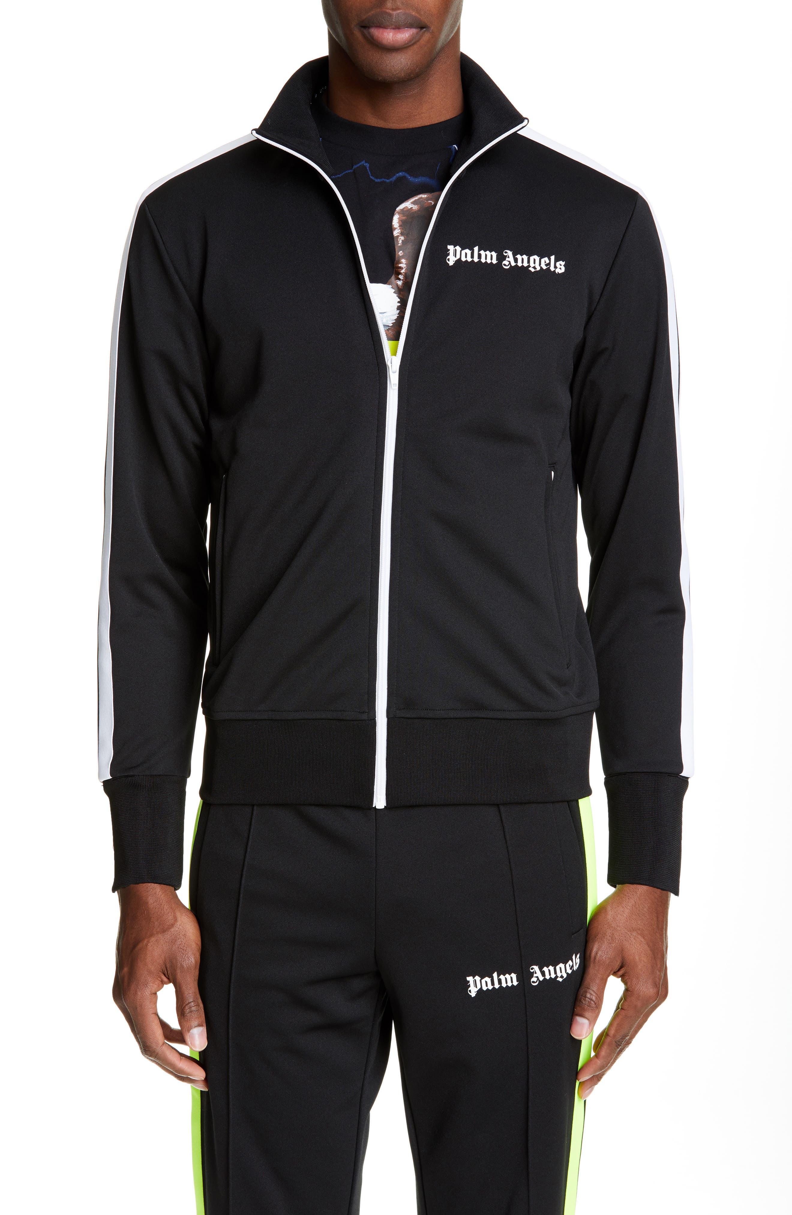 Palm Angels Zip Track Jacket Nordstrom