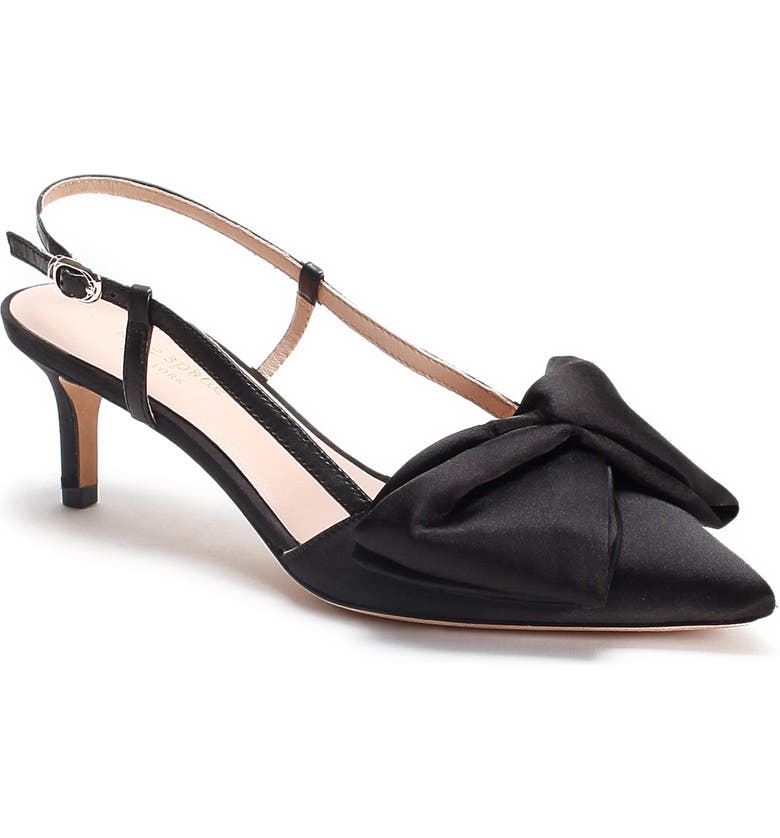 kate spade new york marseille bow pointed toe slingback pump | Nordstrom