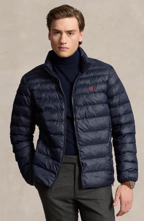 Shop Polo Ralph Lauren Packable Puffer Jacket In Collection Navy