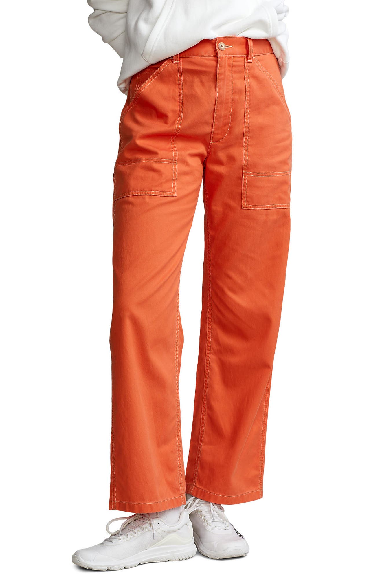 ralph lauren orange pants