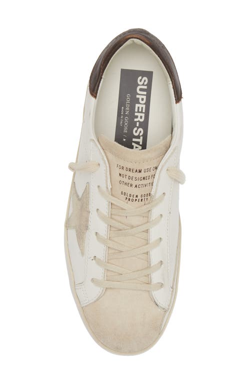 Golden Goose Super-star Low Top Sneaker In White/pearl