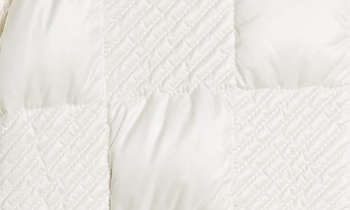 Moncler Ancy Quilted Down Jacket In Silk White