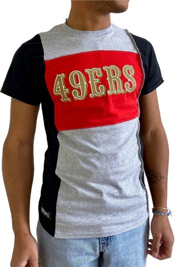 REFRIED APPAREL Men's Refried Apparel Heather Gray San Francisco 49ers  Sustainable Split T-Shirt