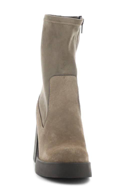 Shop Bos. & Co. Vivica Bootie In Taupe