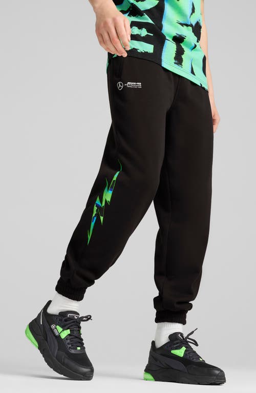 Puma F1 Neon Energy Graphic Sweatpants In  Black