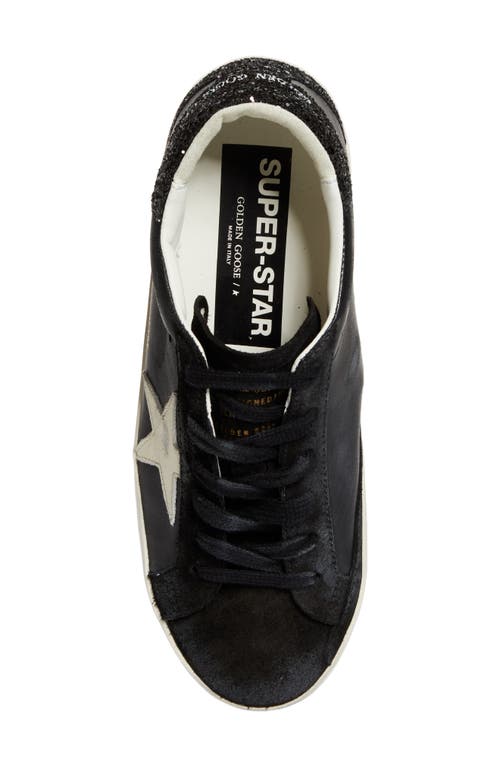 Shop Golden Goose Super-star Low Top Sneaker In Black