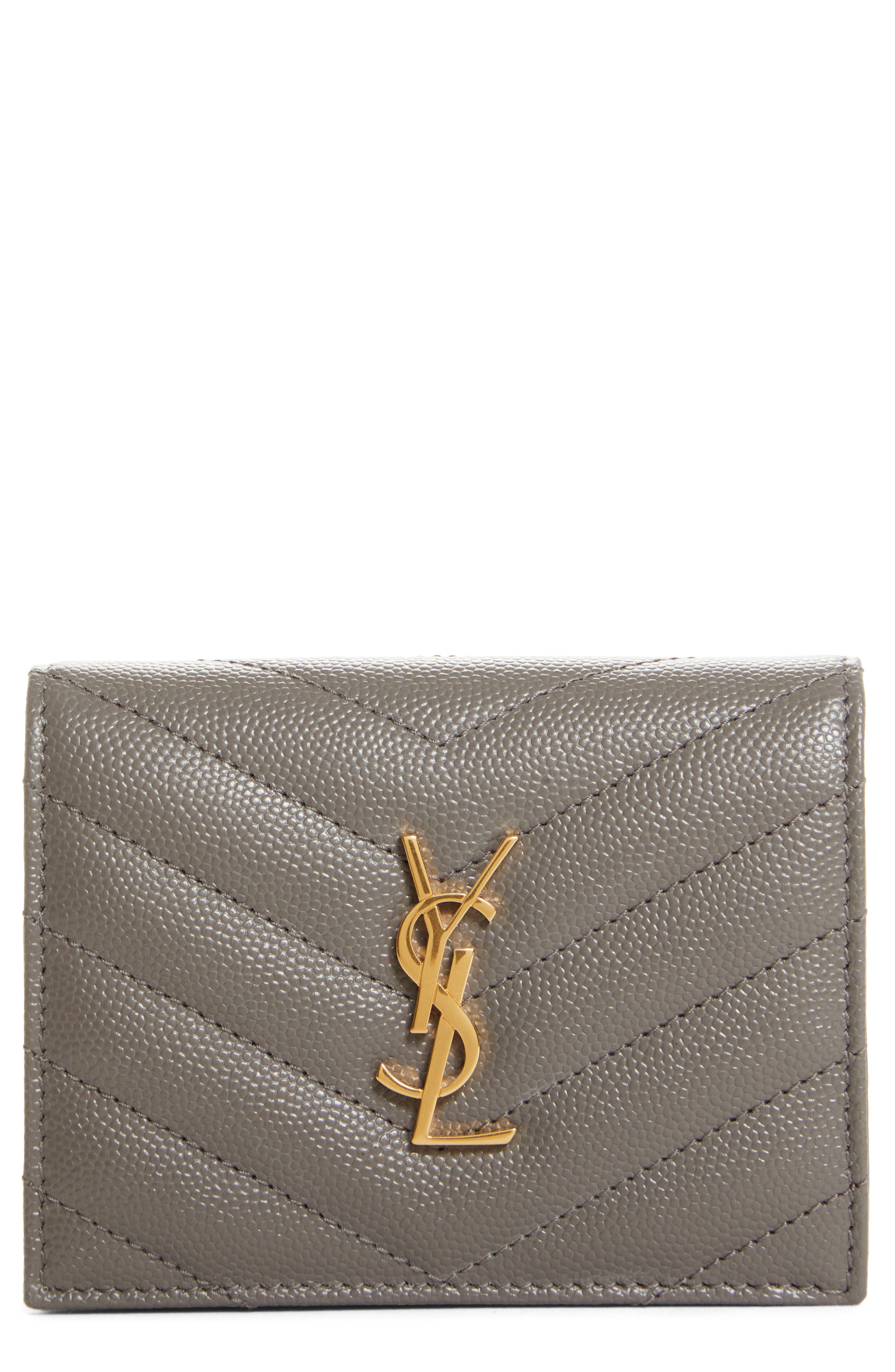 ysl card holder womens