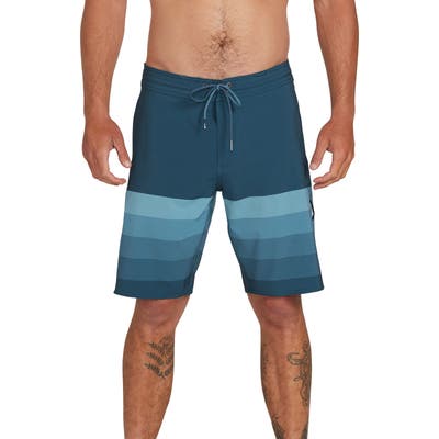 Volcom Quarta Static Stony Board Shorts, Blue