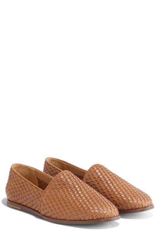 Nisolo Alejandro Water Resistant Woven Loafer In Brown