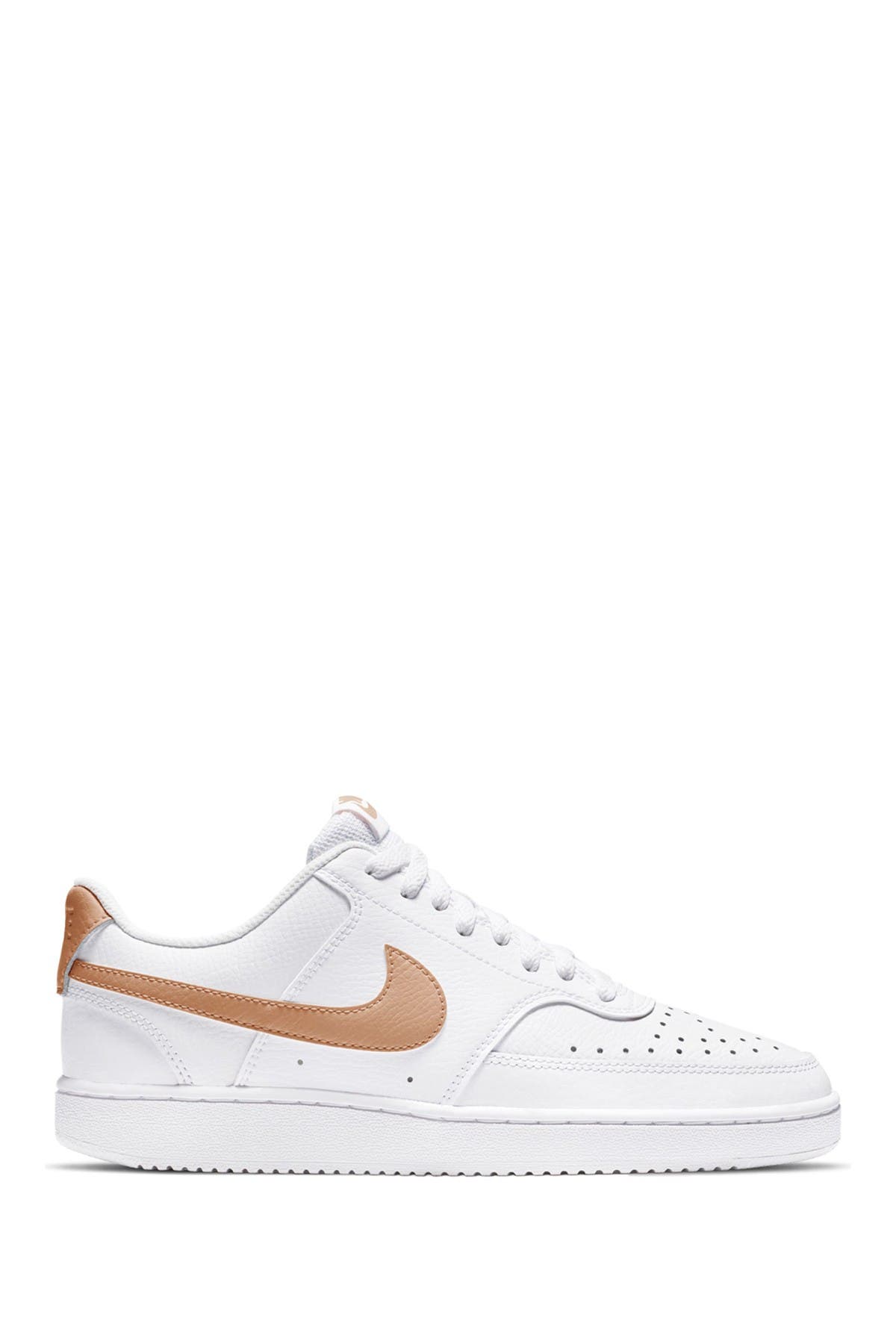 Nike Court Vision Low Sneaker In 107 White/metcop