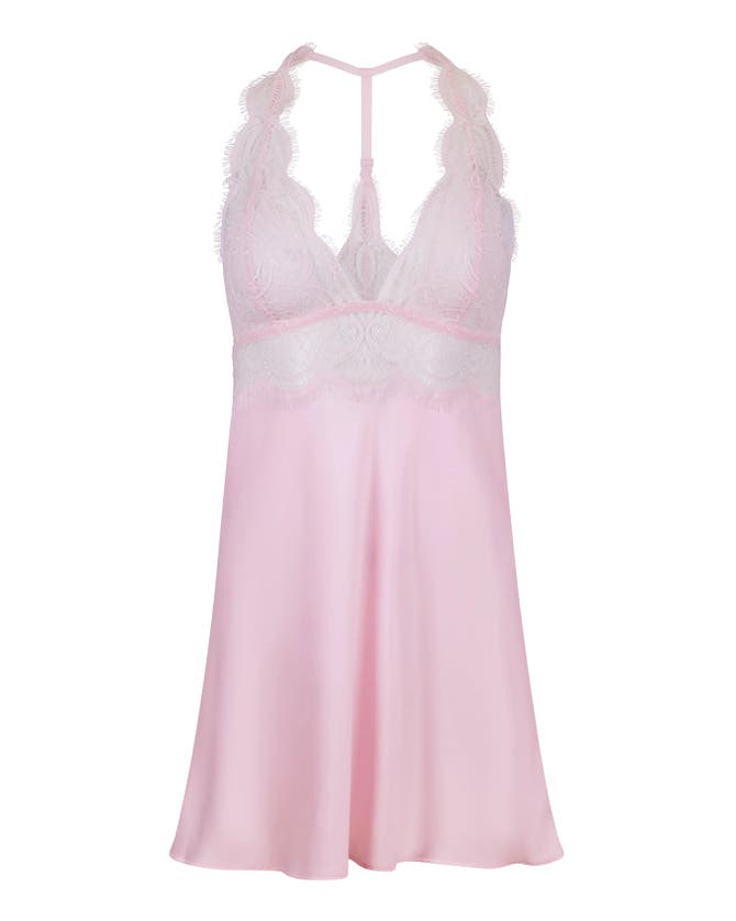 Shop Adore Me Zandy Slip Lingerie In Light Pink