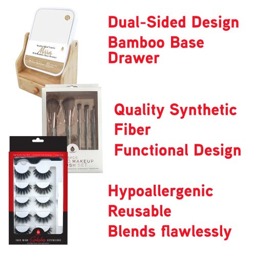 Pursonic Glamour Essentials Bundle 3 Piece Set In Beige