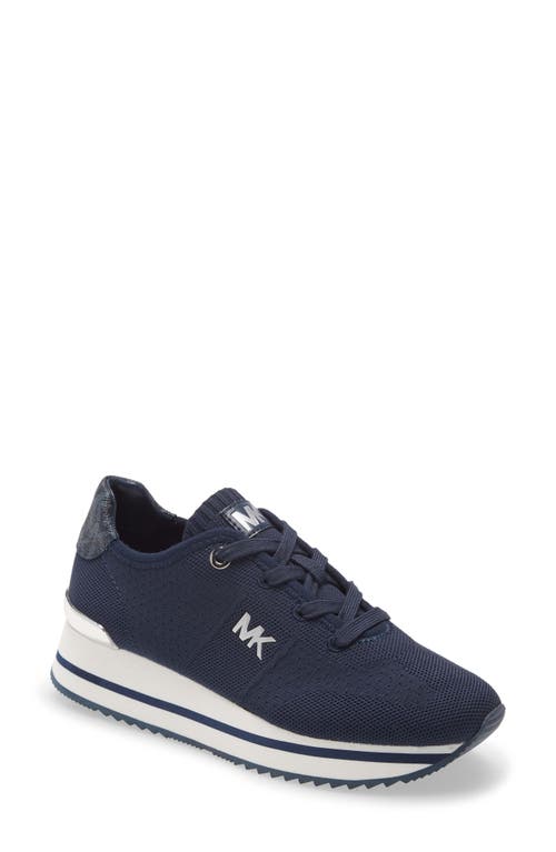 UPC 195512712838 product image for MICHAEL Michael Kors Monique Knit Sneaker in Navy at Nordstrom, Size 7 | upcitemdb.com