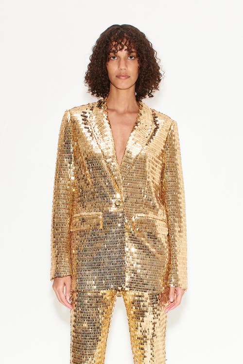 Simonmiller Lennox Sequin Jacket In Star Gold