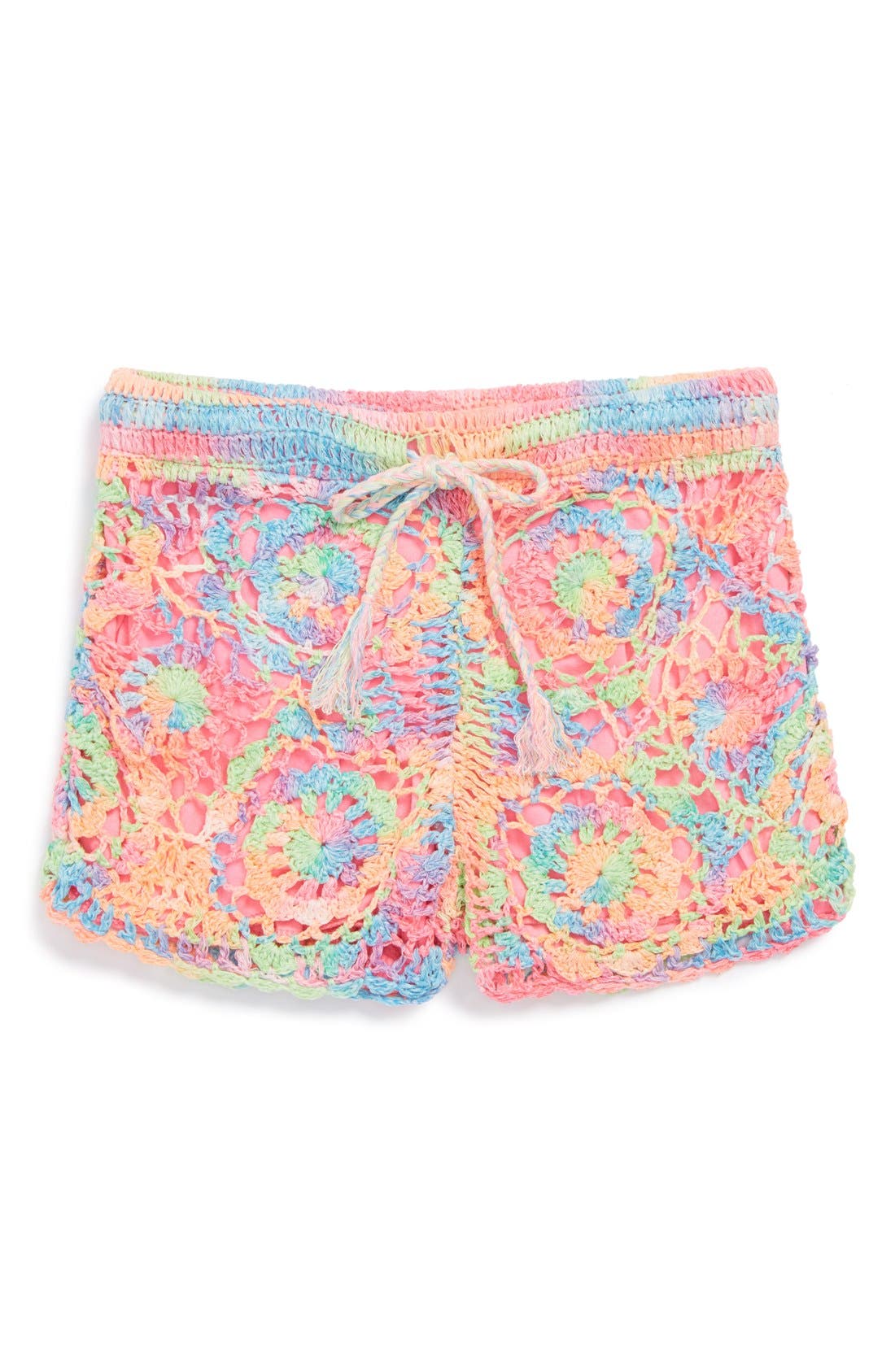 Flowers by Zoe Graphic Print Shorts (Big Girls) Nordstrom