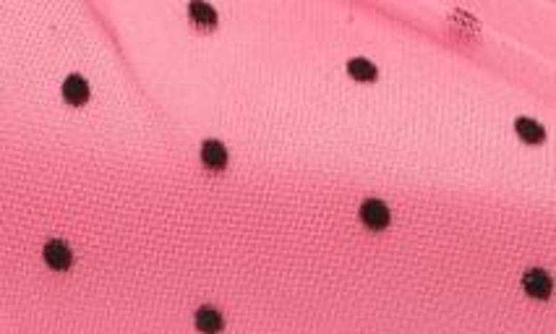 Azalea Wang Discreet Pink Polka Dot Tulle Pump In Pink