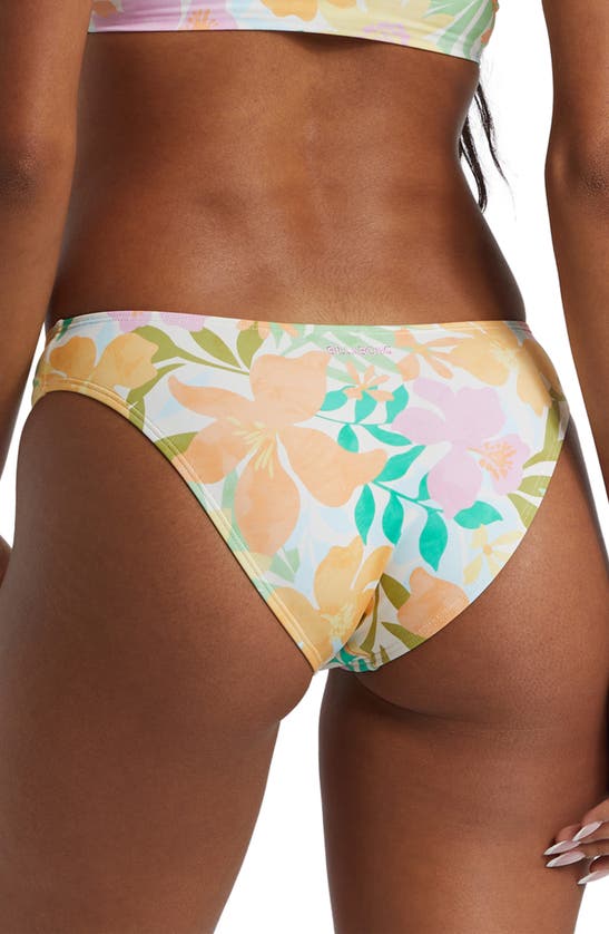 Shop Billabong Sweet Bondi Bikini Bottoms In Pink Multi